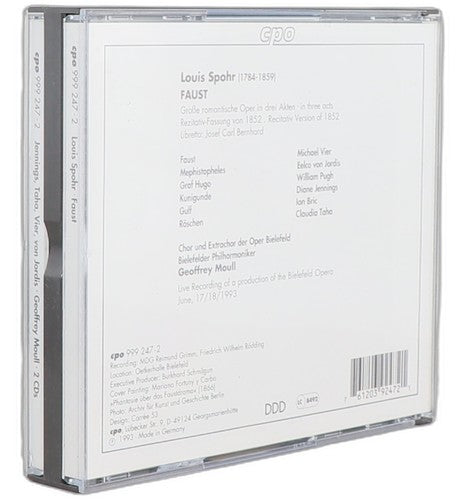 Louis Spohr - Faust 1852 Version (2 CD Set) - Chorlton Analogue
