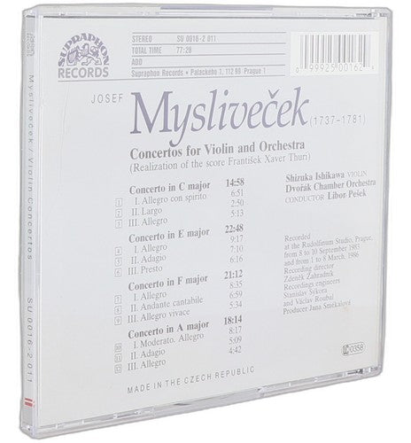 Josef Mysliveček - Violin Concertos (CD)