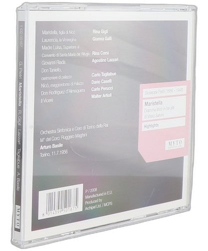 Pietri - Maristella (Highlights) - CD - Myto Records - 2008