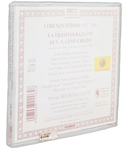Perosi - La Trasfigurazione Di N. S. Gesù Cristo - CD - Bongiovanni - 2002