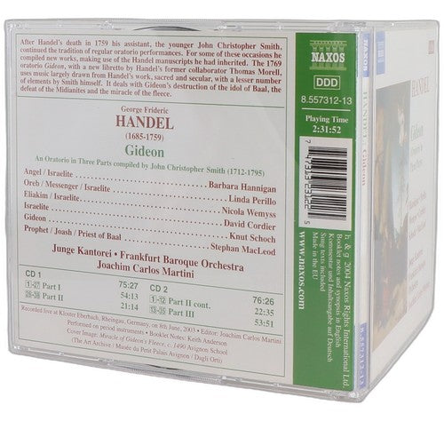 Georg Friedrich Händel - Gideon (Oratorio In Three Parts) (2 CD Set) - Chorlton Analogue