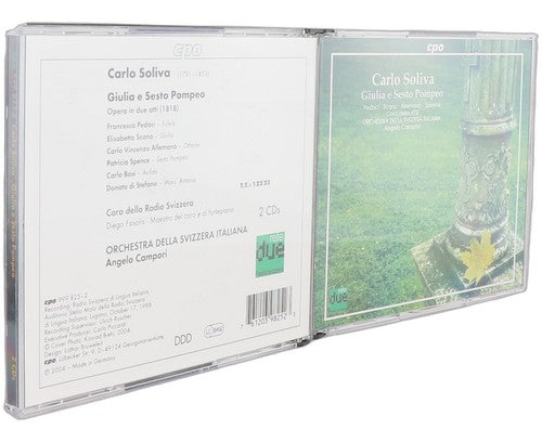Soliva - Giulia E Sesto Pompeo - Box Set 2 CDs - cpo - 2004