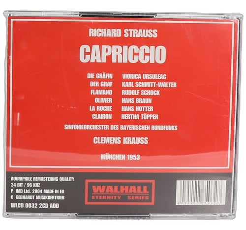 Strauss - Capriccio (München 1953) - Box Set 2 CDs - Walhall Eternity Series