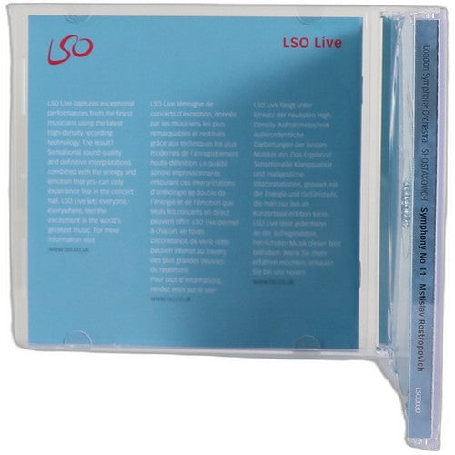 Shostakovich - Symphony No 11 - CD - LSO Live - 2002 - Mstislav Rostropovich