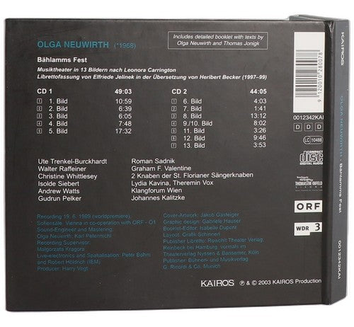 Olga Neuwirth - Bählamms Fest (2 CD Set) - Chorlton Analogue