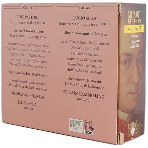 Mozart - Mozart Edition Volume 5: Operas - Il Rè Pastore - Box Set 5 CDs