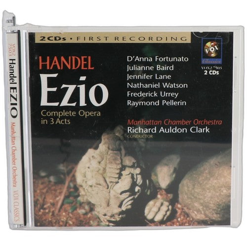 Georg Friedrich Händel - Ezio (Complete Opera In 3 Acts) (2 CD Set) - Chorlton Analogue