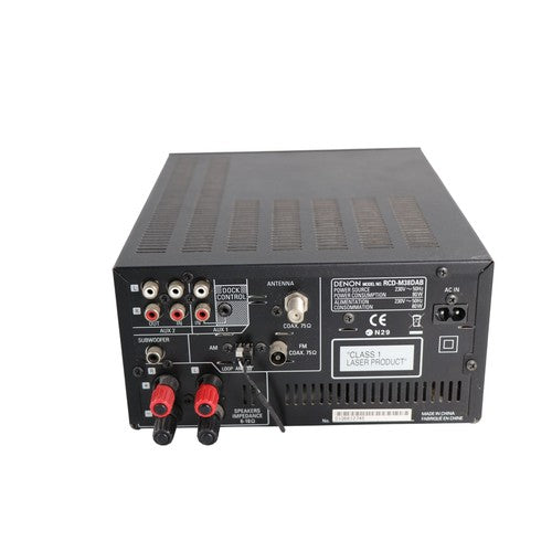 Denon RCD-M38DAB Micro Hi-Fi CD Receiver DAB FM Tuner USB Black Tested - Chorlton Analogue