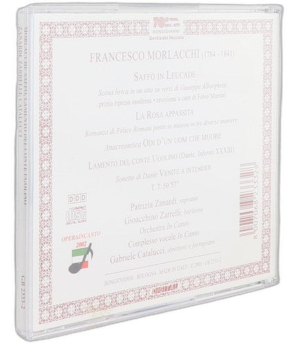 Francesco Morlacchi - Saffo in Leucade / Lamento del Conte Ugolino (CD) - Chorlton Analogue