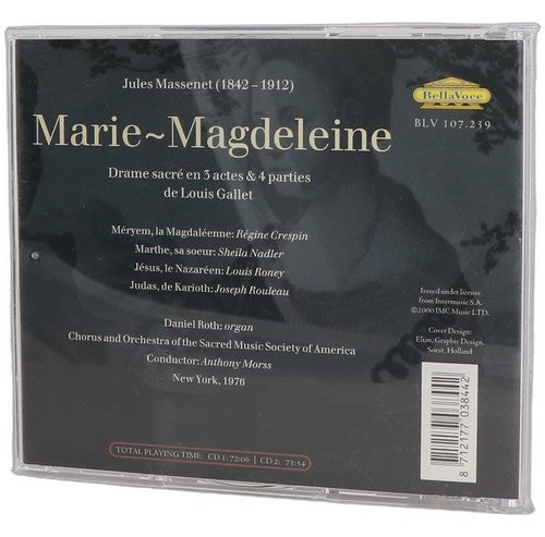 Massenet - Marie-Magdeleine - Box Set 2 CDs - Bella Voce