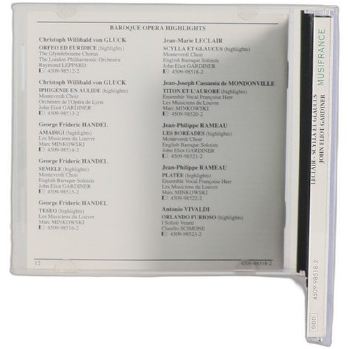 Leclair - Scylla Et Glaucus : Highlights (Extraits) - CD - Erato - 1995
