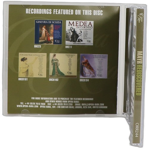 Mayr Rediscovered (CD) - Chorlton Analogue