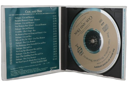 Sir Francis Cowley Burnand - Cox And Box Or The Long-lost Brothers (Original 1866 Version) (CD) - Chorlton Analogue
