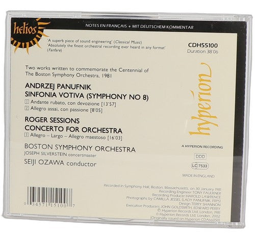 Panufnik - Sinfonia Votiva (Symphony No 8) / Concerto For Orchestra - CD
