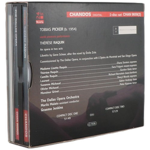 Picker - Thérèse Raquin - Box Set 2 CDs - Chandos - 2002
