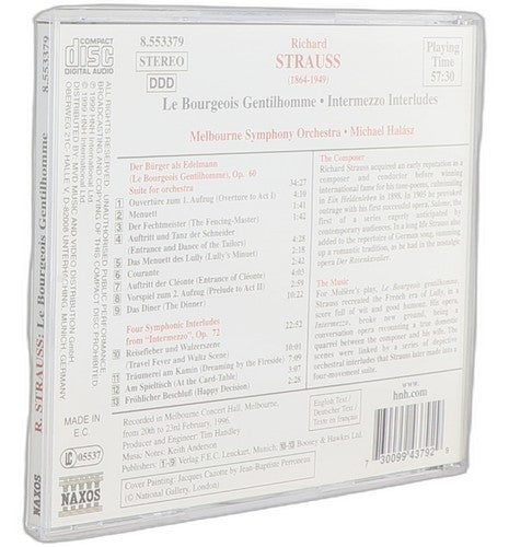 Strauss - Le Bourgeois Gentilhomme Op. 60, Intermezzo Op. 72 - CD - Naxos - 1999