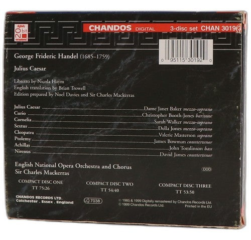 Handel - Julius Caesar (Giulio Cesare in Egitto, HWV 17) - Box Set 3 CDs
