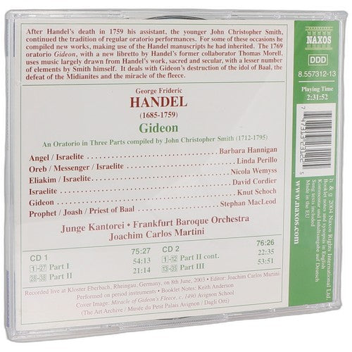 Georg Friedrich Händel - Gideon (Oratorio In Three Parts) (2 CD Set) - Chorlton Analogue