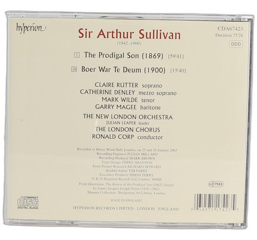 Sullivan - The Prodigal Son / Boer War Te Deum - CD - Hyperion - 2003