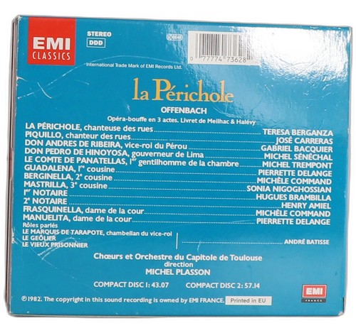 Offenbach - La Périchole - Box Set 2 CDs - EMI Classics