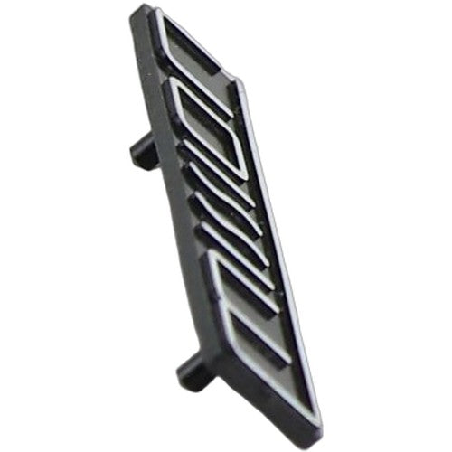 Mission Speaker Badge Original Logo Push Fit Lugs Black Chrome Spare Part