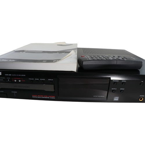 Philips CDR600 Audio CD Recorder CD-R CD-RW Digital Record Level Control UK - Chorlton Analogue