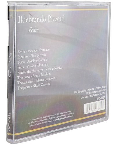 Pizzetti - Fedra - Box Set 2 CDs - Opera D'Oro - 2005