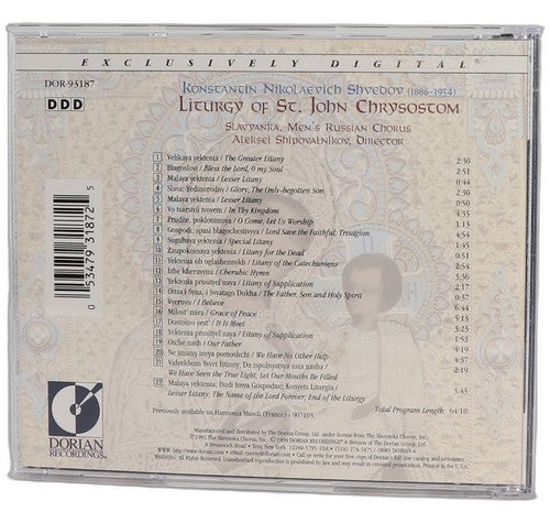 Schwedow - Liturgy Of St. John Chrysostom - CD - Dorian Recordings - 1999