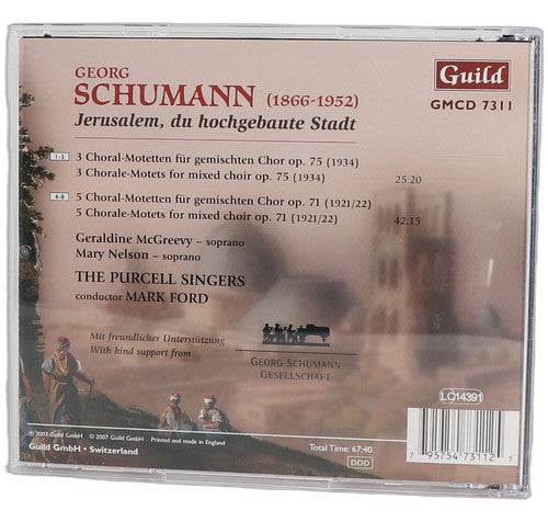 Schumann - Jerusalem, du hochgebaute Stadt - CD - Guild - 2007