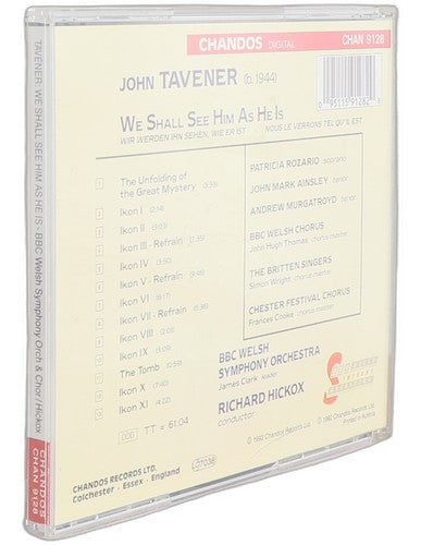 Tavener - We Shall See Him As He Is - CD - Chandos - 1992
