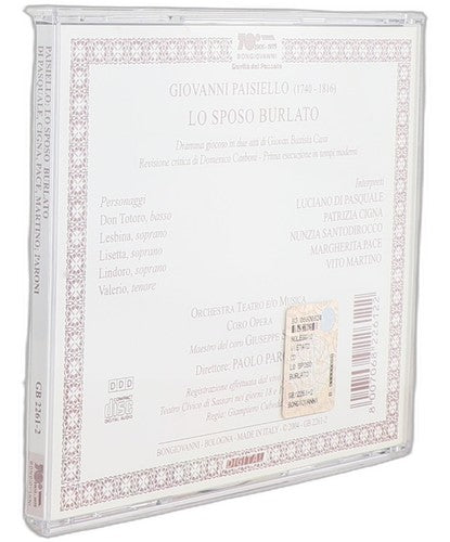 di Pasquale - Lo Sposo Burlato - CD - Bongiovanni - 2004