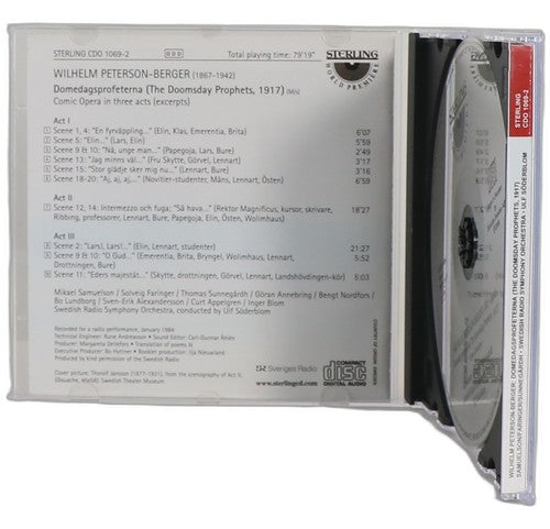 Peterson-Berger - Domedagsprofeterna = The Doomsday Prophets (Opera - CD