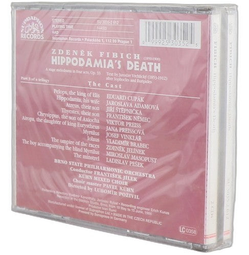 Zdeněk Fibich - Hippodamia's Death • Smrt Hippodamie (2 CD Set) - Chorlton Analogue