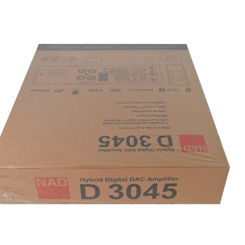 NAD D3045 Hybrid Digital DAC Amplifier Brand New Sealed NOS MM Phono Bluetooth