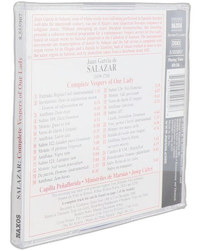 de Salazar - Complete Vespers Of Our Lady - CD - Naxos - 2004