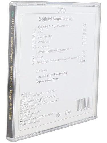 Siegfried Wagner - Symphony In C (CD) - Chorlton Analogue