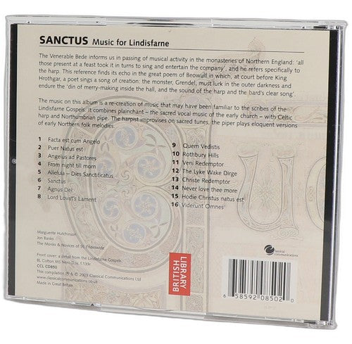 Hutchinson - Sanctus Music For Lindisfarne - CD - British Library - 2003