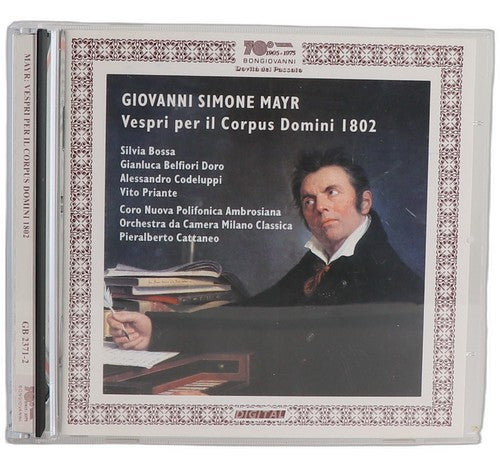Mayr - Vespri Per Il Corpus Domini 1802 - CD - Bongiovanni - 2004