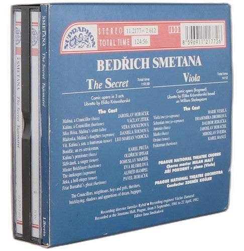 Smetana - The Secret (Tajemství) / Viola - Box Set 2 CDs - Supraphon