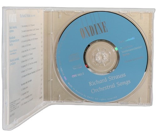 Strauss - Orchestral Songs. Vier Letzte Lieder (Four Last Songs) - CD - Ondine