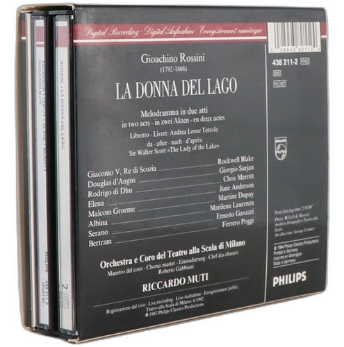 Rossini - La Donna Del Lago - Box Set 2 CDs - Philips Classics - 1992