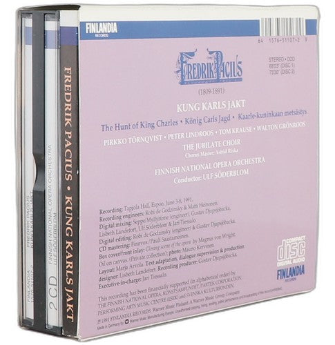 Fredrik Pacius - Kung Karls Jakt (The Hunt of King Charles) (2 CD Set) - Chorlton Analogue