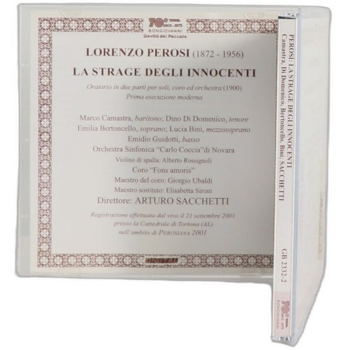 Perosi - La Strage Degli Innocenti - CD - Bongiovanni - 2003