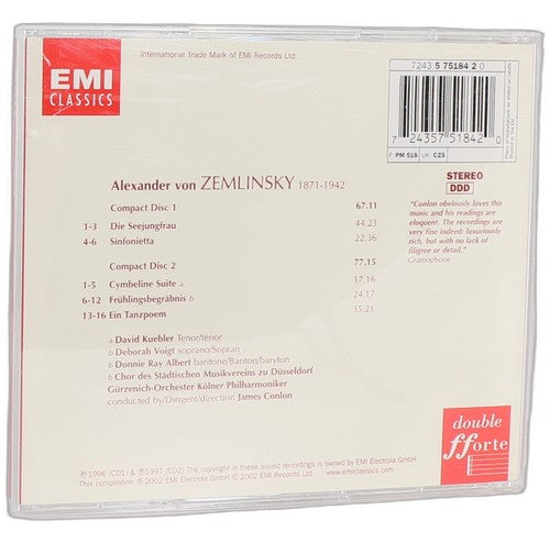 Alexander von Zemlinsky - Choral and Orchestral Works (2 CD Set) - Chorlton Analogue