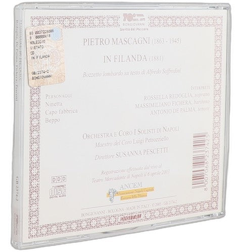 Mascagni - In Filanda - CD - Bongiovanni - 2005