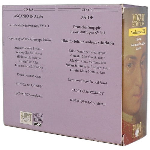 Mozart - Mozart Edition Vol. 21 - Operas: Ascanio in Alba - Box Set 5 CDs
