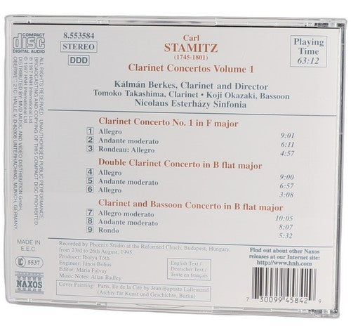Carl Stamitz - Clarinet Concertos Volume 1 (CD)
