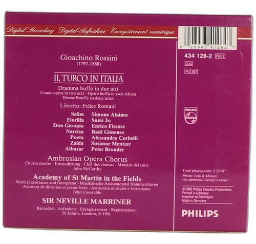 Gioacchino Rossini - Il Turco In Italia (2 CD Set) - Chorlton Analogue