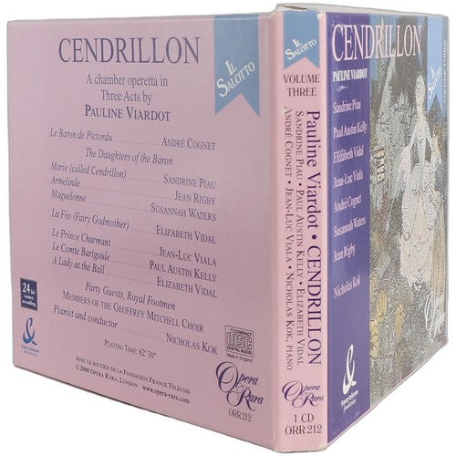 Viardot - Cendrillon (Il Salotto, Vol. 3) - CD - Opera Rara - 2000