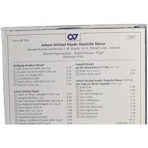 Michael Haydn - Deutsche Messe (Kleinere Kirchenwerke) (CD)
